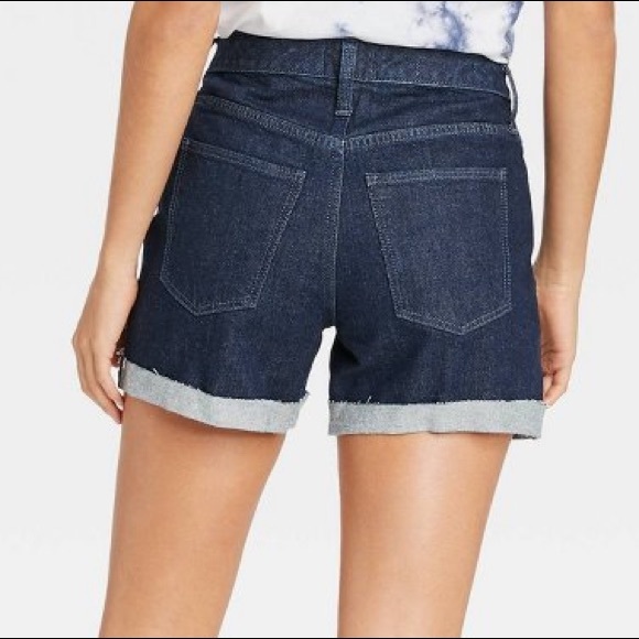 Universal Thread High Rise Midi Jean Shorts - Picture 2 of 12
